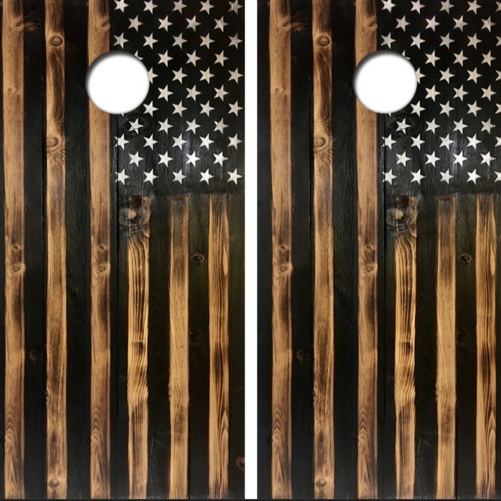 Custom made cornhole boards. Made by hand.